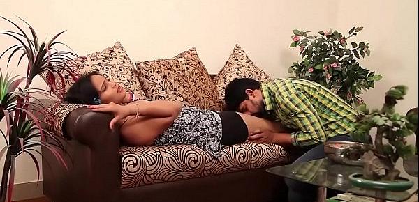  ANJALI (Telugu) as College Girl, Boy Friend - Hot Romance on SOFA